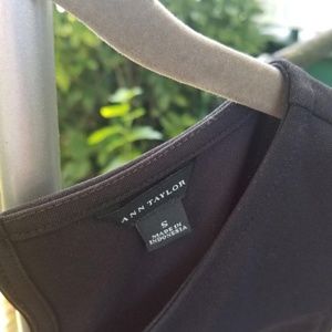 Ann Taylor Black sleeveless top
